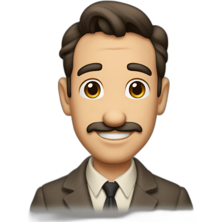 Walt Disney donnant la main à Mickey emoji