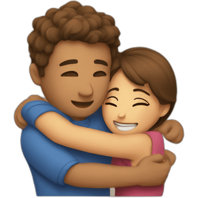 Hug relationship emoji