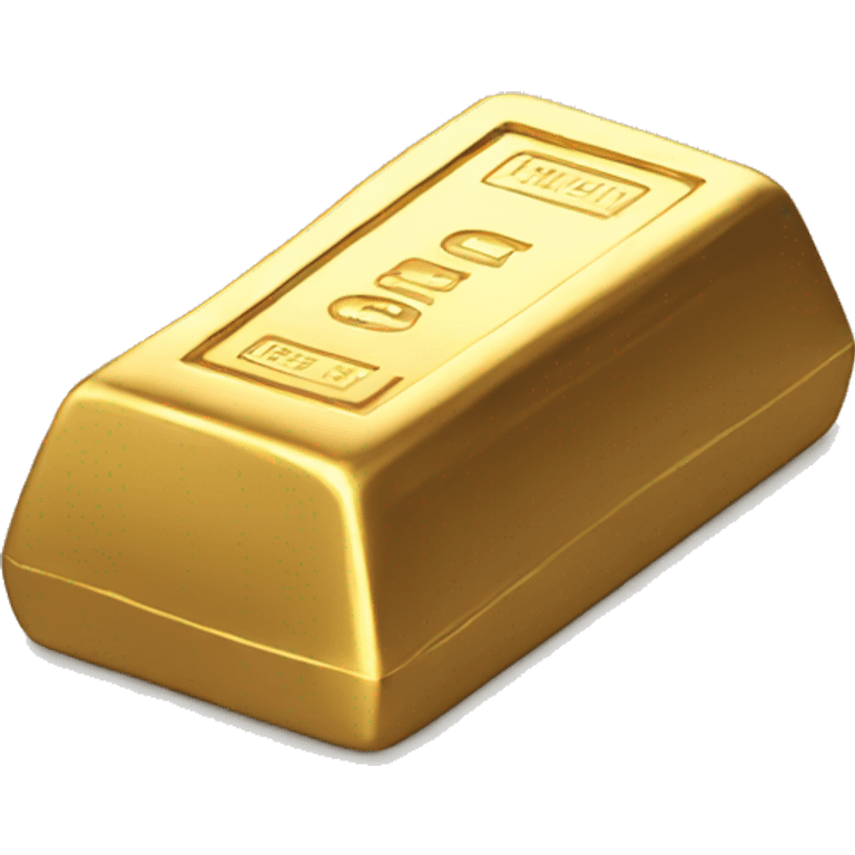 gold bar front emoji