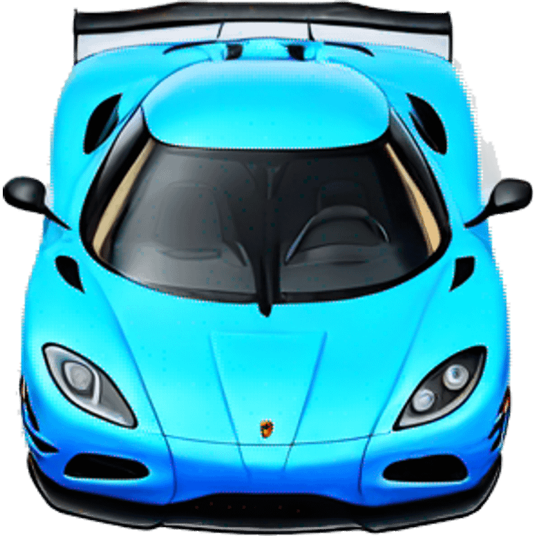 Blue Koenigsegg  emoji