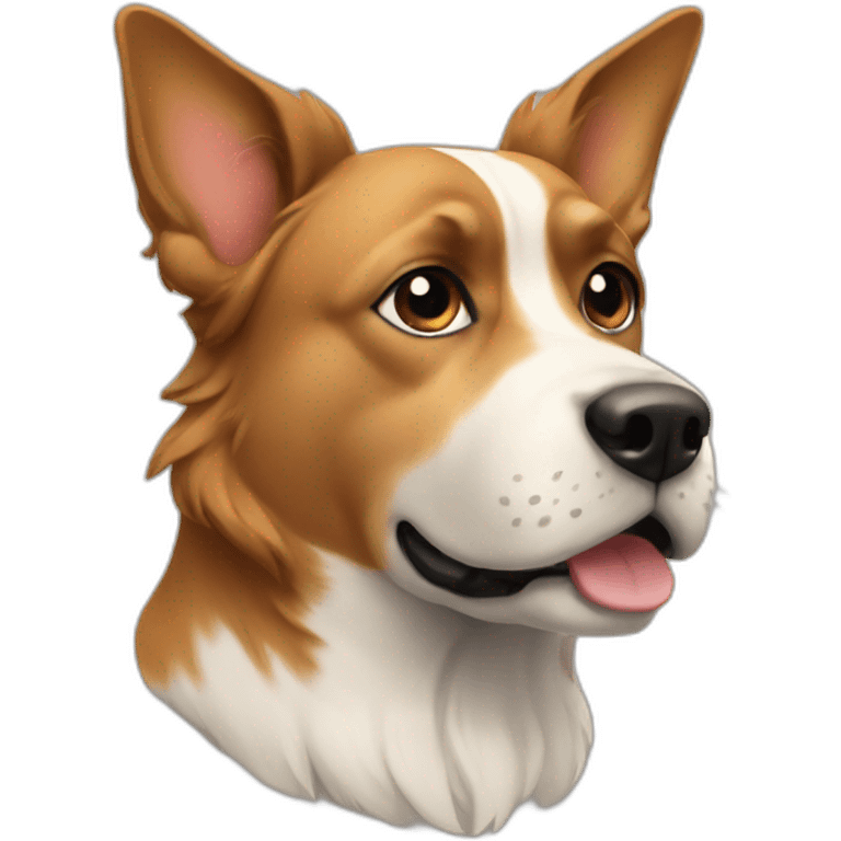 Dog han  de emoji