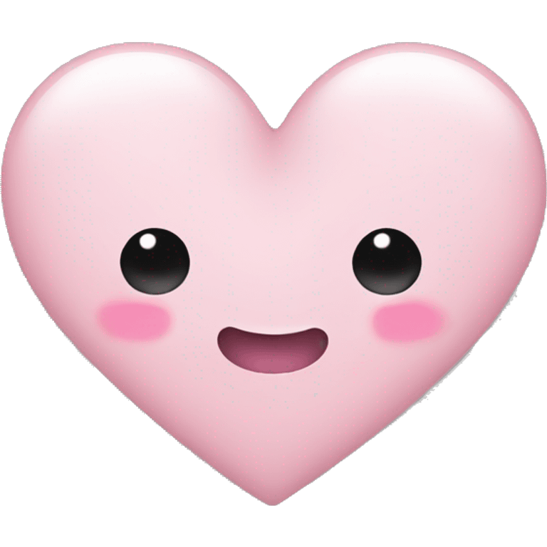 a light pink heart in a black bow emoji