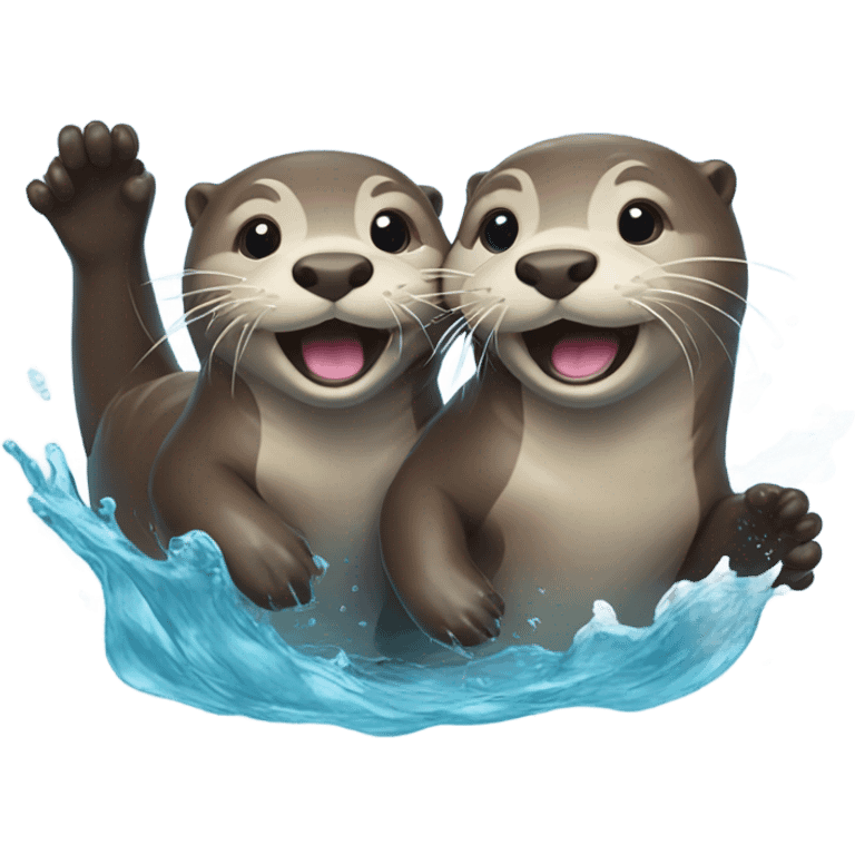 otters love emoji