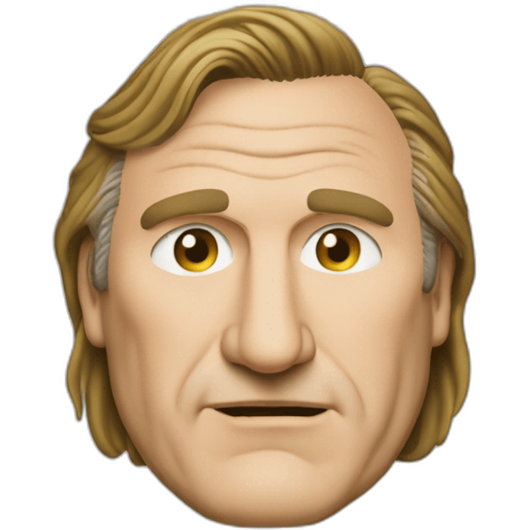 Gérard Depardieu qui fait un pouce en l’air emoji