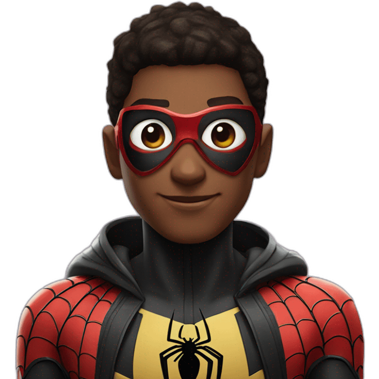 Spiderman miles morales emoji