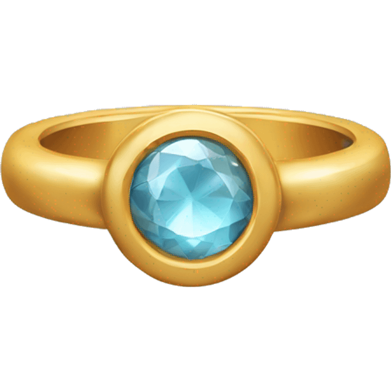 single stone ring emoji