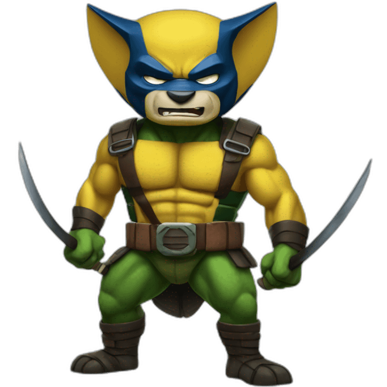 Wolverine TMNT emoji