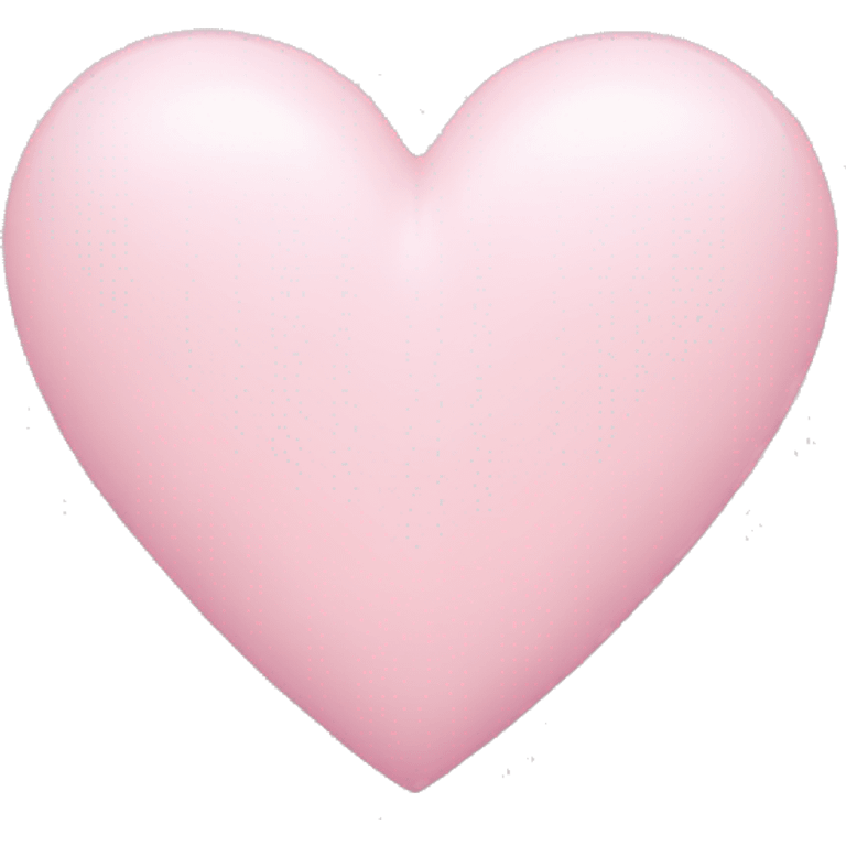 Light pink heart emoji