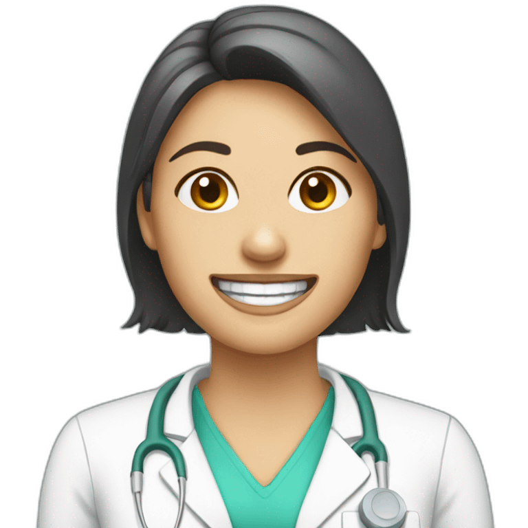 a female dentist emoji