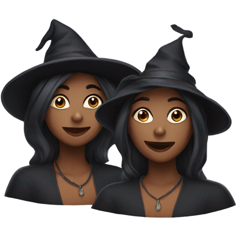 three sister witches emoji