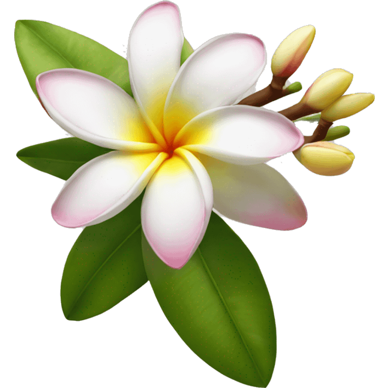 Frangipani emoji