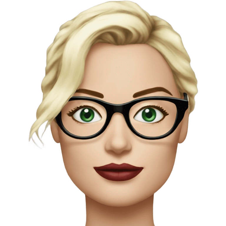 :Margot Robbie: glasses  emoji