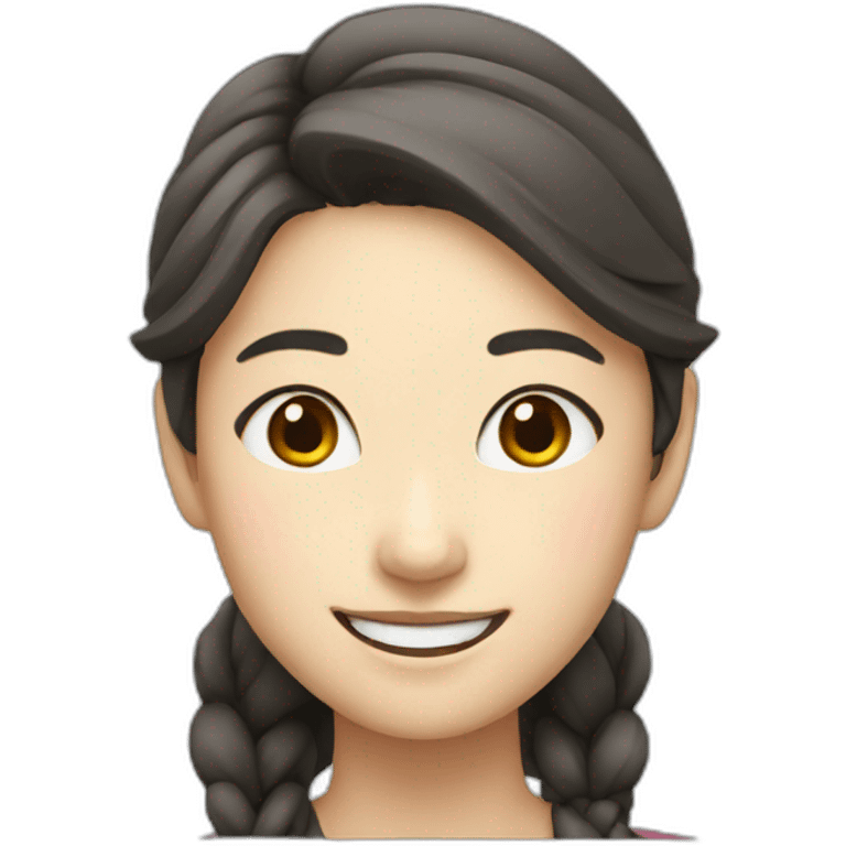 Japanese woman smile emoji