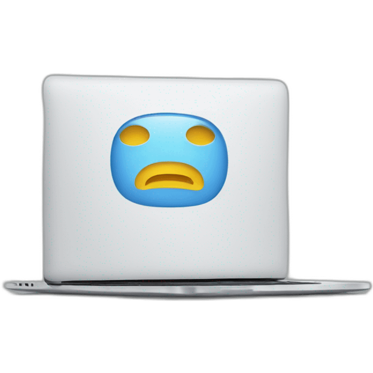 MacBook in bath emoji