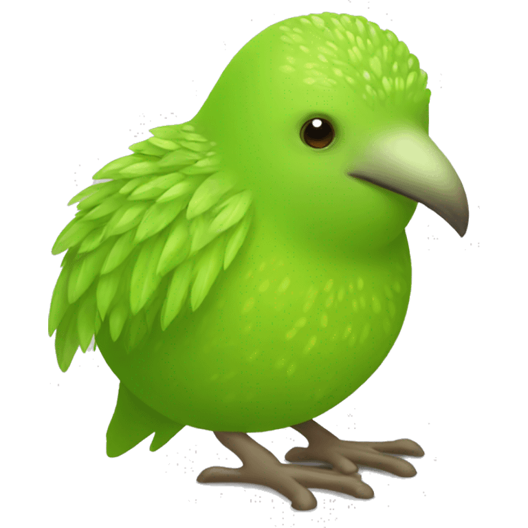 lime green kiwi bird emoji