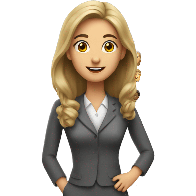 Teacher with class kids  emoji