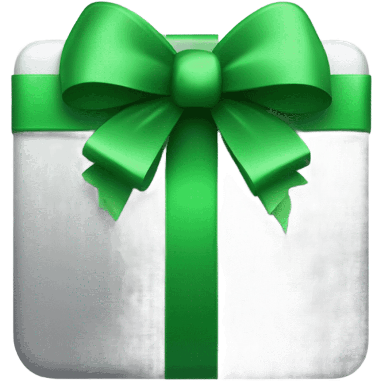 green gift card with bow emoji