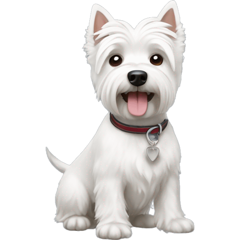 a westie dog emoji