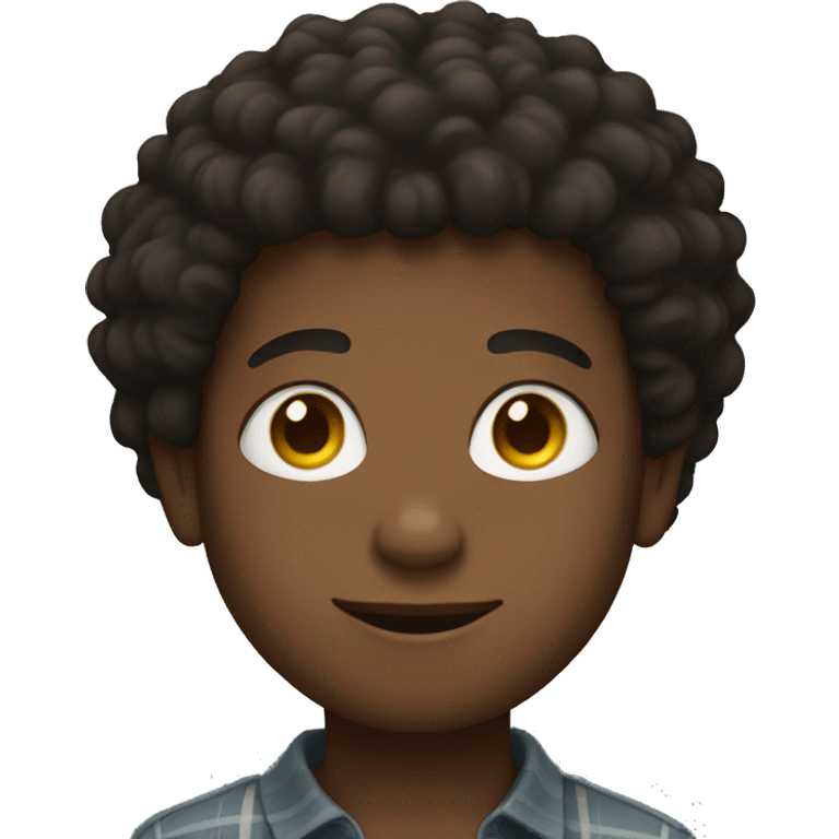 Afro boy  emoji