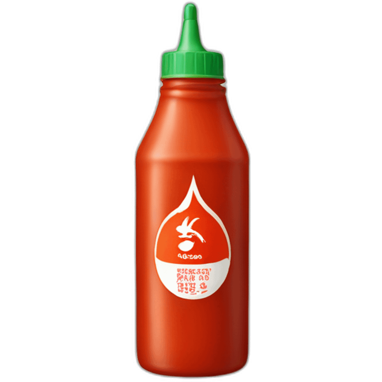 sriracha sauce bottle emoji