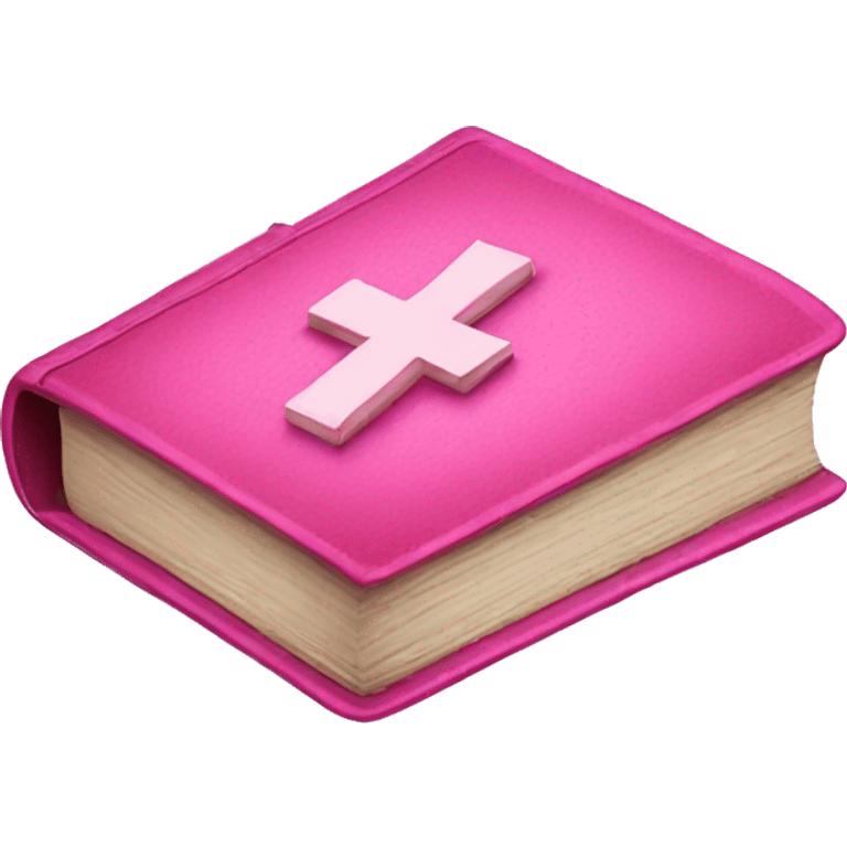 Pink Bible emoji