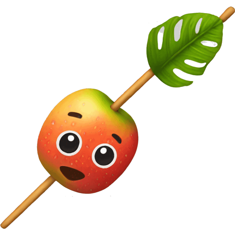 skewer fruit emoji