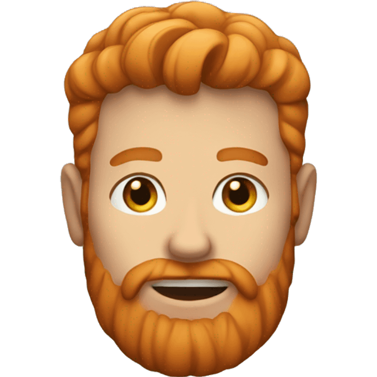 A ginger man emoji