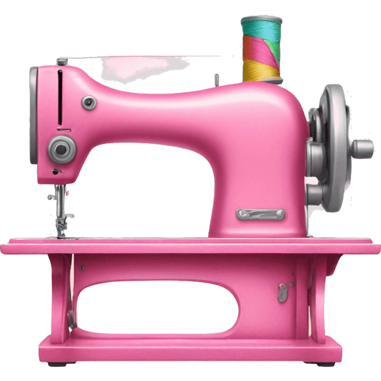 Pink Sewing machine  emoji