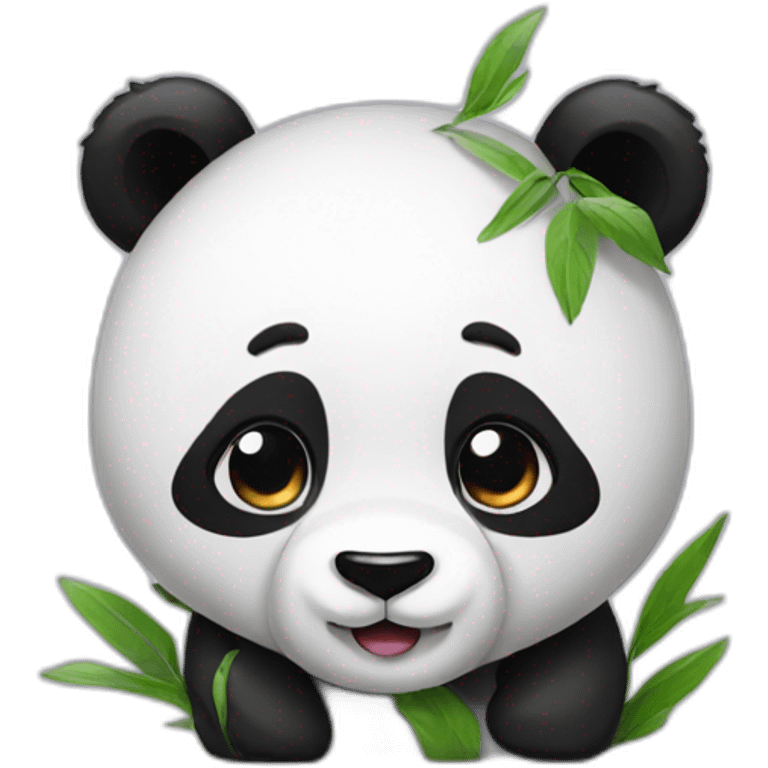 Panda with rep emoji