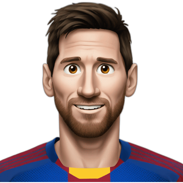 Messi cartoon  emoji