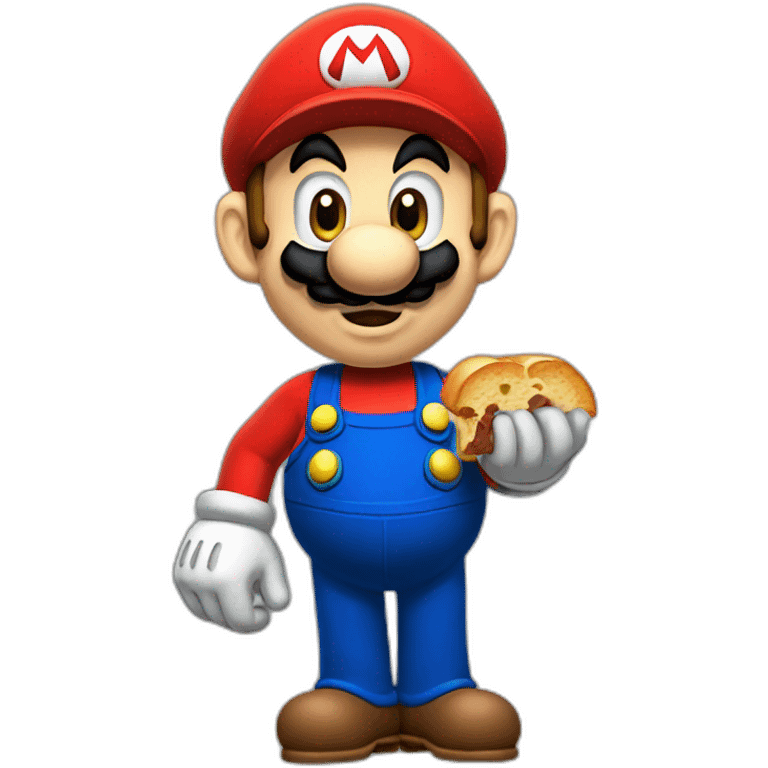 Super Mario bros hungry emoji