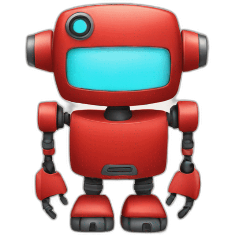 cute red robot emoji