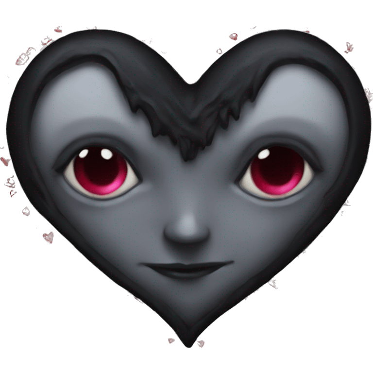 Gothic heart emoji