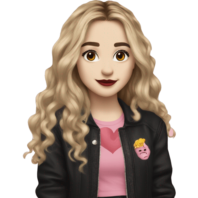 sabrina carpenter heart outfit emoji