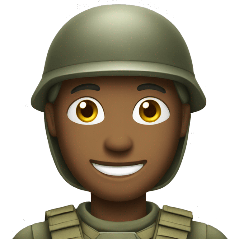 happy soldior emoji