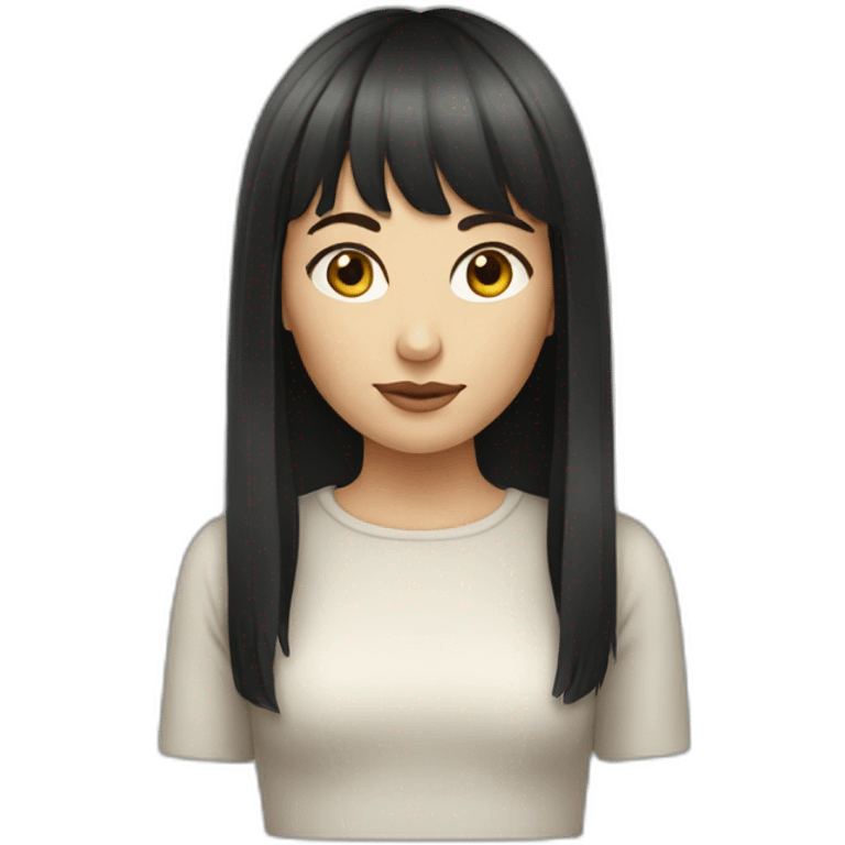 white-woman-with-dark-hair-and-bangs emoji