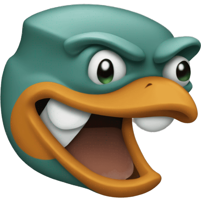 Perry the high platypus emoji