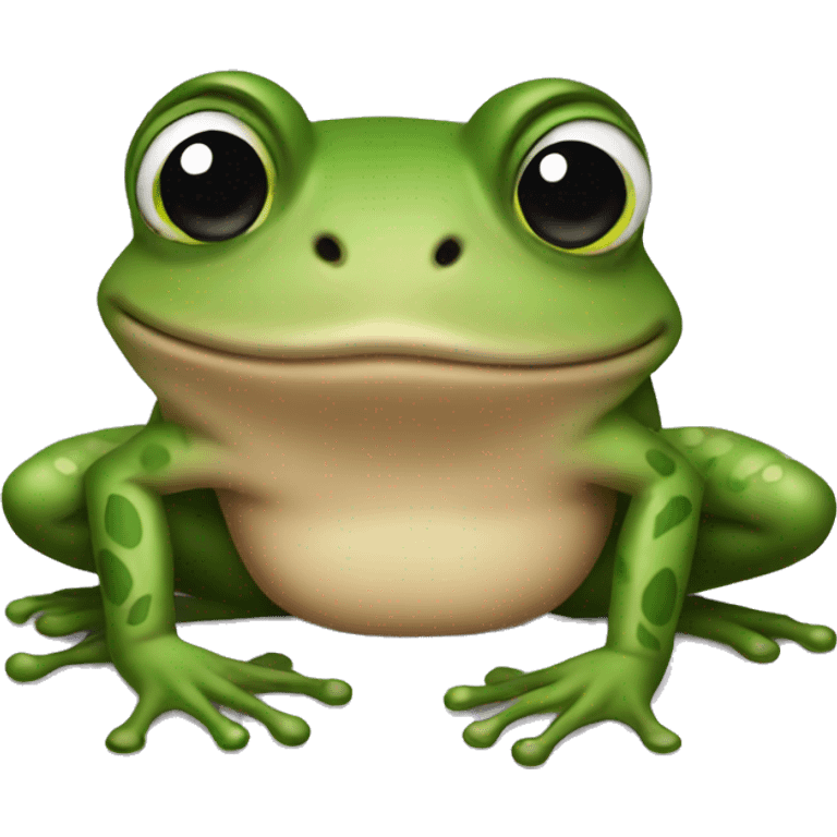 frog with tattoo emoji