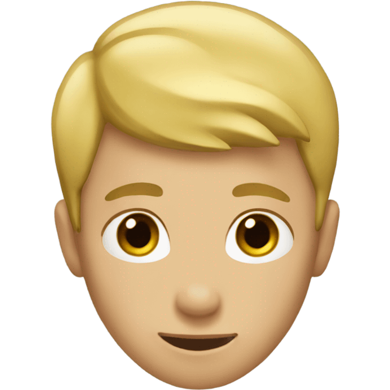 boy with blonde hair  emoji