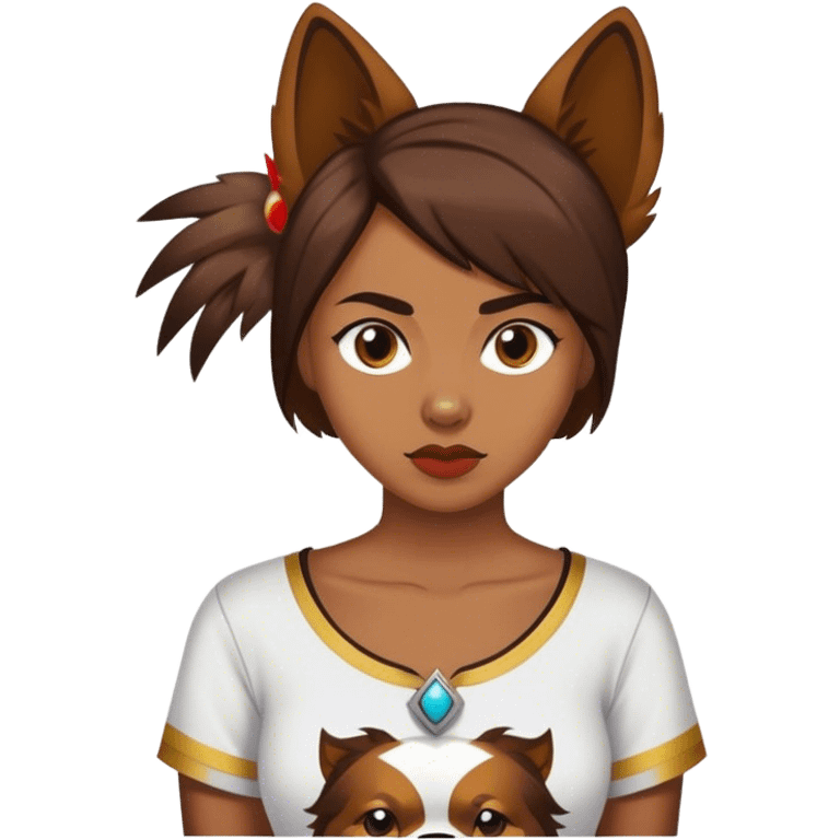 Dog hawk tuah emoji