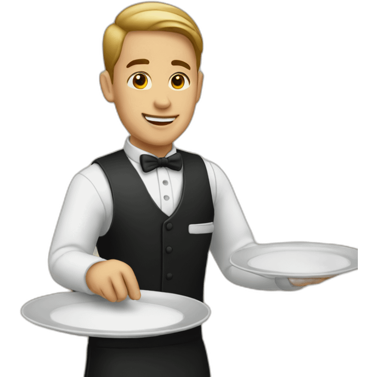 waiter emoji