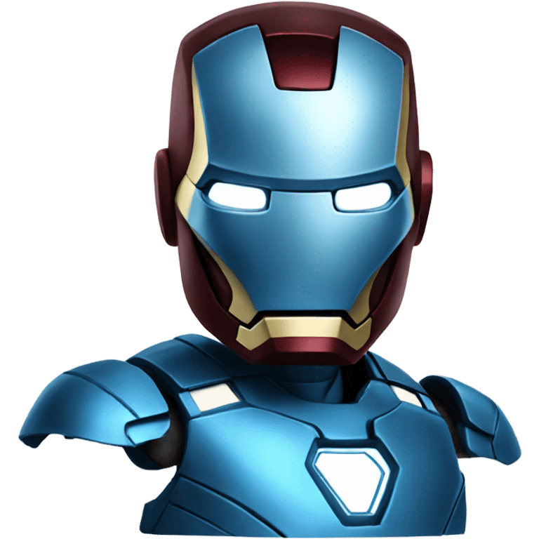 Iron man blue emoji