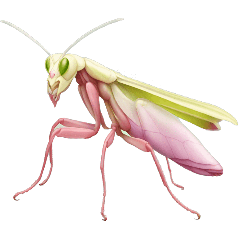 orchid mantis emoji