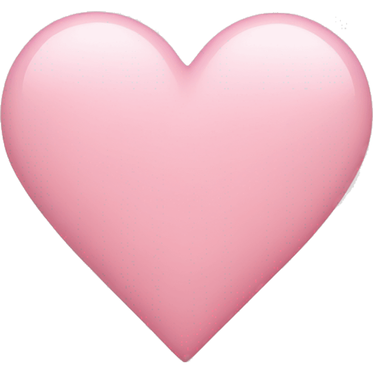 Light pink heart emoji