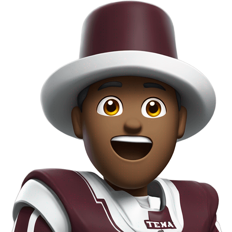 Texas a&m yell leader  emoji