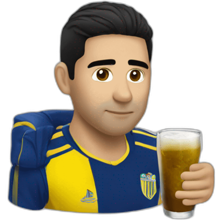 Riquelme drinking mate emoji