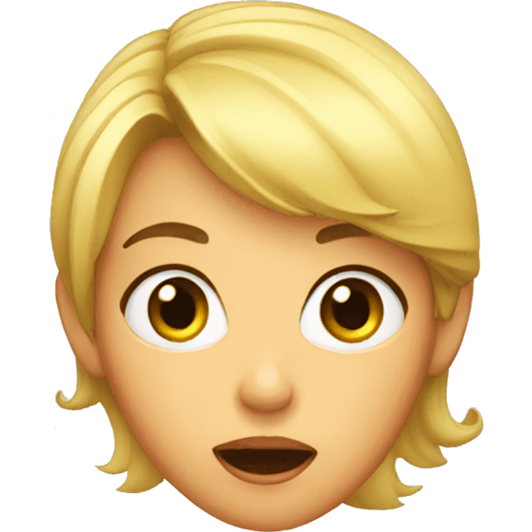 surprised girl emoji