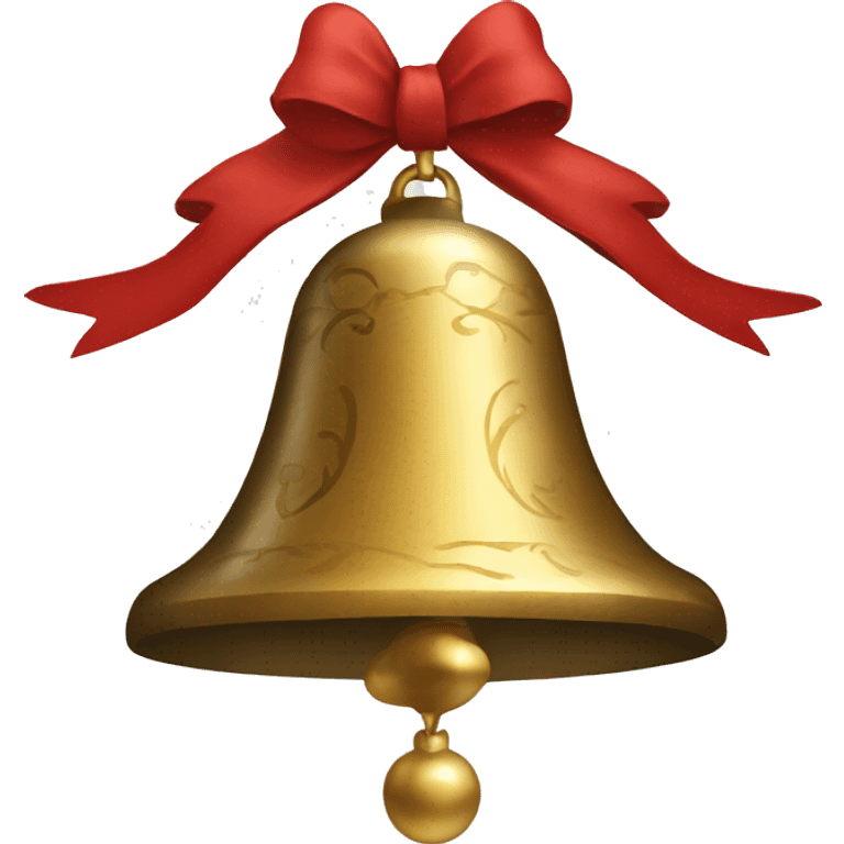 christmas bell emoji