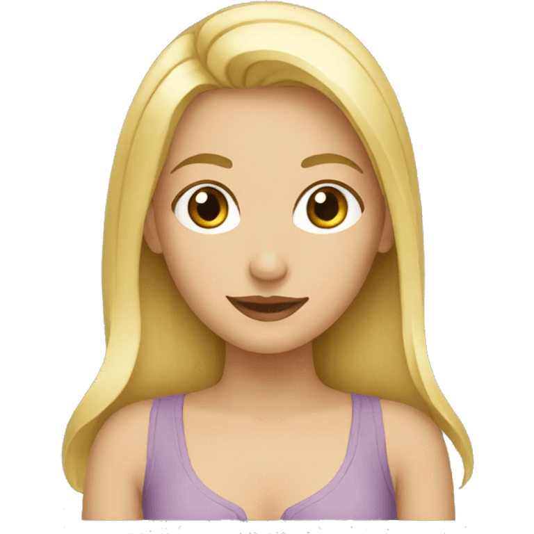 Blonde girl emoji