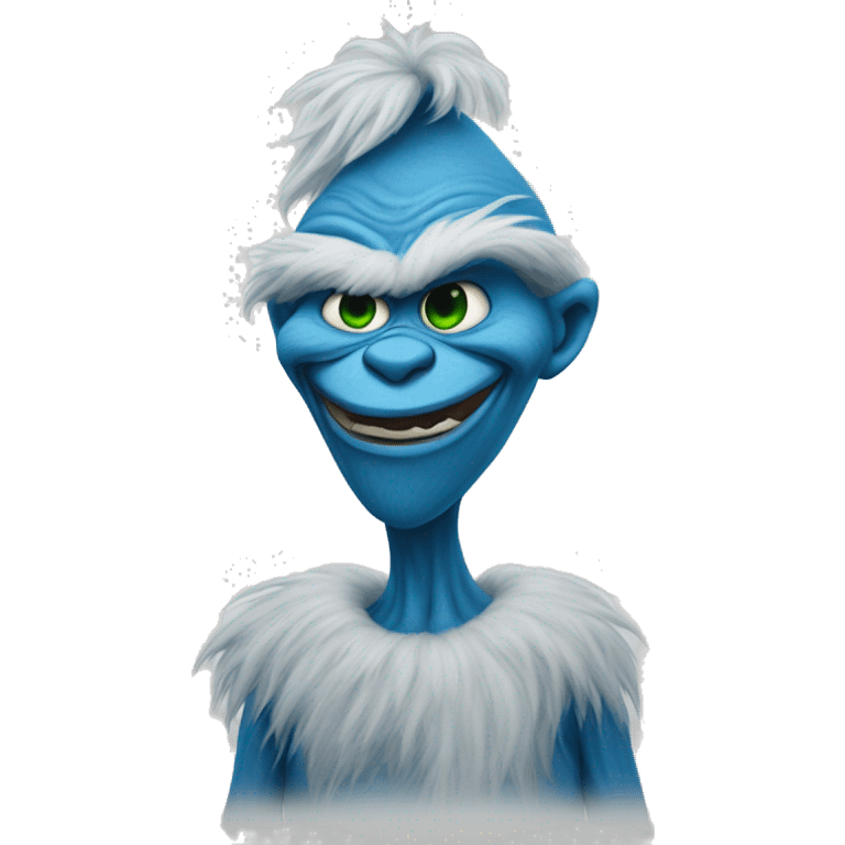 blue grinch with words “that feeling when” above and “knee surgery is tomorrow” below emoji